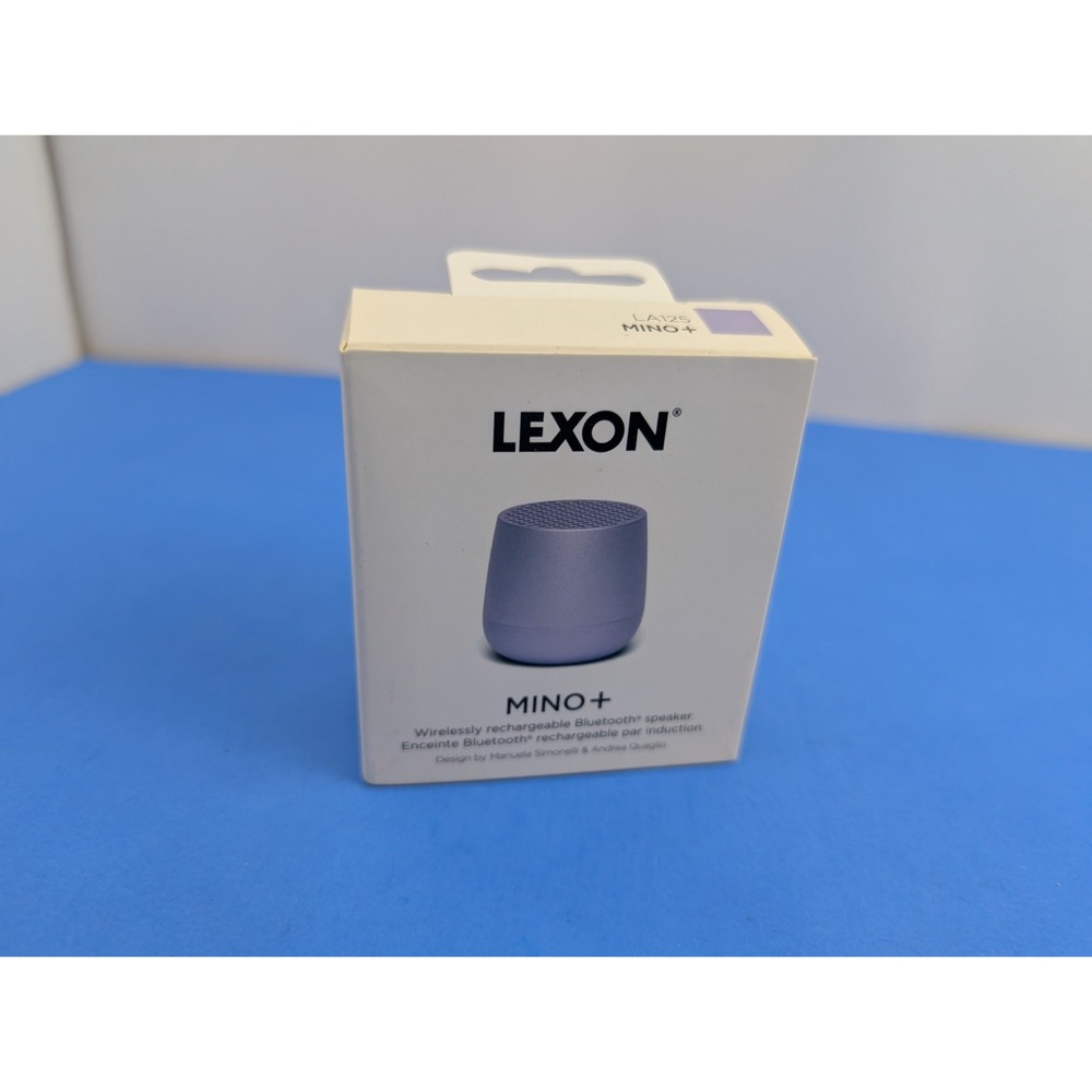 Lexon Mino+ Portable Bluetooth Speaker w/ Microphone Selfie Remote - Lavender